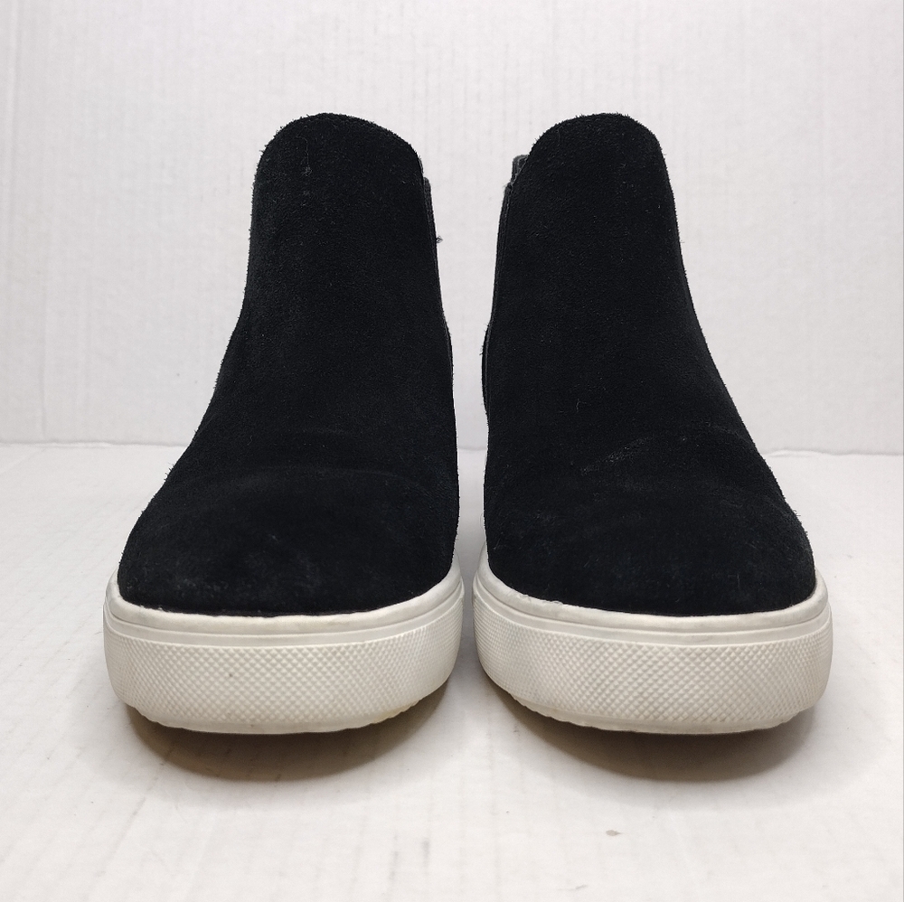 Steve Madden Sultan Women's Black Suede Chelsea Ankle Sneaker Shoes Size 8M - Picture 5 of 13